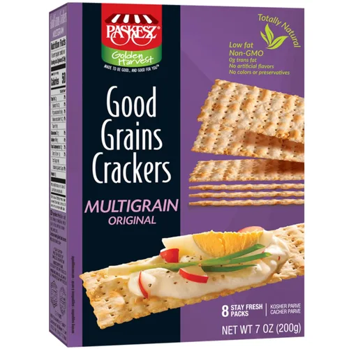Miniatura 12 de Snacktery Everything Flatbread Crackers - Galletas finas totalmente naturales en 8 paquetes que se mantienen frescos, galletas de pan planas