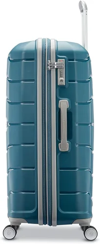 Miniatura 8 de Samsonite Freeform Hardside expandible con ruedas giratorias dobles Verde azulado oscuro
