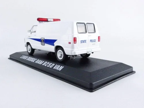 Miniatura 3 de Greenlight 86599 1980 Dodge Ram B250 Van - Policía Estatal de Indiana Escala 1:43