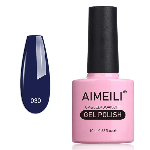Miniatura 22 de AIMEILI Esmalte de uñas de gel sin crueldad, vegano, gel para uñas removible UV LED sin hema, arte de uñas nude, color rosa nude (022), 0.3 fl oz