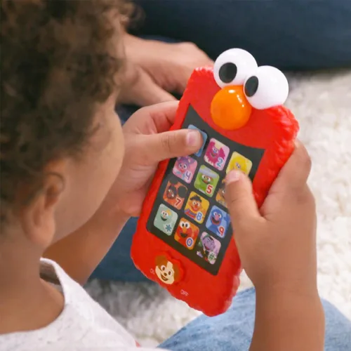 Miniatura 2 de Sesame Street Aprende con el teléfono Elmo Pretend Play, aprendizaje y educación, juguetes para niños para edades de 2 años en adelante por Just Play