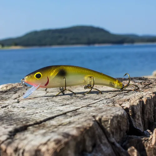 Miniatura 5 de Cotton Cordell Ripplin' Red Fin Crankbait - Señuelo de pesca, 4 1/2 pulgadas, 3/8 onzas