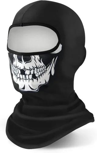 Miniatura 40 de YESLIFE Pasamontañas de esquí para hombres, máscara facial de verano para cascos de motocicleta, accesorios de motocross, polaina de cuello, bandanas