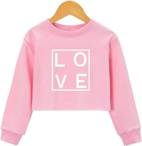 Miniatura 25 de Camiseta corta para niñas y niños, linda sudadera estética con gráficos de dibujos animados para adolescentes