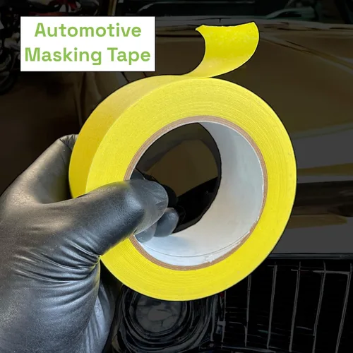Miniatura 5 de LiME LiNE Cinta amarilla semitransparente de 2" que enmascara y transfiere para la pintura de encargo automotriz