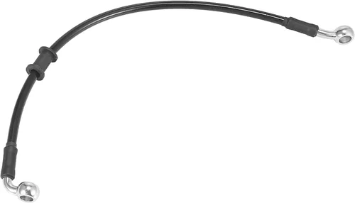 Motoforti Universal 40 cm 15.75" Manguera de Aceite para Freno y Embrague de Motocicleta, Tubo de Línea Hidráulica Reforzada, Acero Inoxidable Negro