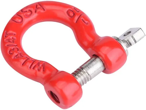 Miniatura 4 de HERCHR Gancho de remolque RC, 8 piezas de metal RC con hebilla de remolque con hebilla de remolque, grillete de bloqueo de enganche, accesorios