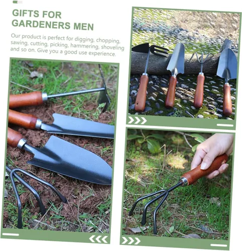 Miniatura 2 de YARNOW 1set Ergonomic Garden Tool Hand Trowel Small Shovel and Multi-Function Cultivator for Efficient Gardening for Planting and Weeding
