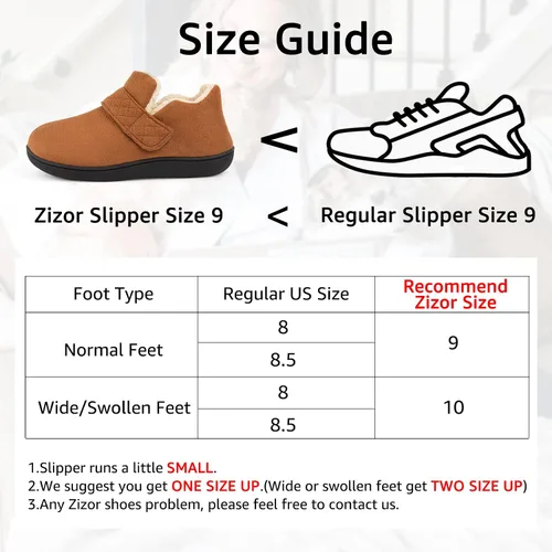 Miniatura 6 de Zizor Zapatos de casa ajustables Ivy para mujer para interiores y exteriores
