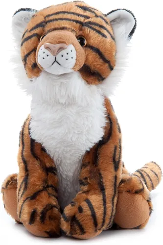 The Petting Zoo Peluche de tigre, regalos para niños, animales del zoológico Wild Onez, juguete de peluche de tigre de 12 pulgadas