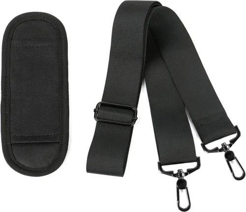 Miniatura 7 de Ytonet Correa para el hombro, correa de hombro acolchada universal ajustable de 52 pulgadas para laptop, cinturón cómodo de repuesto con ganchos