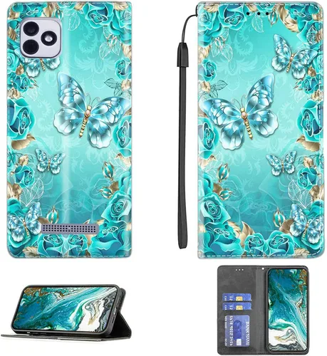 Miniatura 17 de Funda para Moto One Zoom compatible con Motorola One Zoom Phone Case Flip Stand Cover Magnetic Close YHD