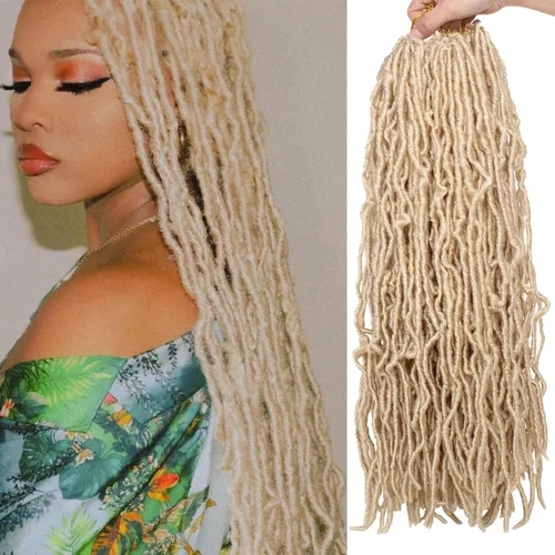 Miniatura 39 de ZRQ Extensiones de cabello sintético de ganchillo de 36 pulgadas, 3 paquetes, color negro natural, preenlazadas, largas, de diosa, sintéticas, 1b#