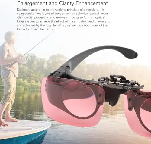 Miniatura 4 de Anteojos binoculares de manos, gafas binoculares profesionales para pesca, observación de aves, TV, deportes, conciertos, teatro, turismo