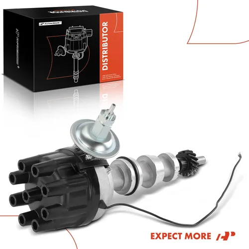 Miniatura 9 de A-Premium Distribuidor de encendido con tapa y rotor compatible con Ford F-100, F-250, F-350, Mustang, Galaxie, LTD, Skyliner, M-400, Victoria & AC