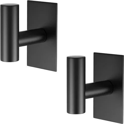 PMMASTO Ganchos adhesivos, ganchos adhesivos de acero inoxidable para colgar, ganchos autoadhesivos de pared de ducha, ganchos para toallas