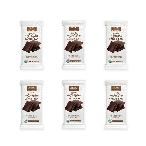 Miniatura 9 de Missy J's Organic Carob Dark Delights - Barra de caramelo de café sin azúcar, 3 onzas, paquete de 12 unidades, vegano, sin gluten y cafeína