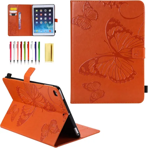 Miniatura 34 de Funda para iPad de 6ª/5ª generación de 9.7 pulgadas 2018/2017, para iPad Air 2/Air 1 con soporte, soporte para lápices, bolsillo
