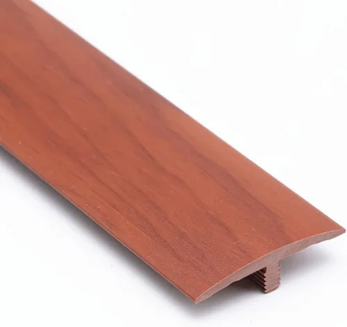 Miniatura 10 de KADEUX Tira de umbral para puertas de 1.6 pulgadas de ancho, tiras de PVC moldeadas en T, reductor de umbral autoadhesivo, tira de unión de piso