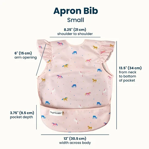Miniatura 4 de Tiny Twinkle Babero para Niñas a Prueba de Manchas Babero Impermeable para Niños Pequeños para Comer Delantal para Bebé para Alimentación