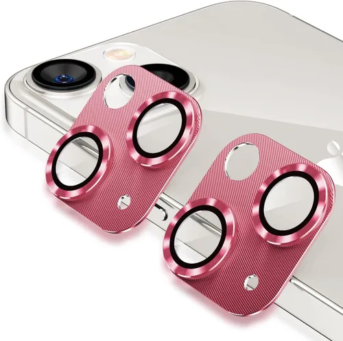 Miniatura 13 de Korecase - Protector de lente de cámara para iPhone 14 / iPhone 14 Plus, cubierta de metal para cámara, película de metal de aluminio de dureza 9H