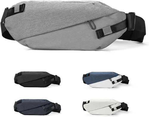 Miniatura 11 de Riñoneras para hombres, bolsos cruzados para mujeres, riñonera de moda, mochila de cintura para entrenamiento al aire libre, viajes, uso casual