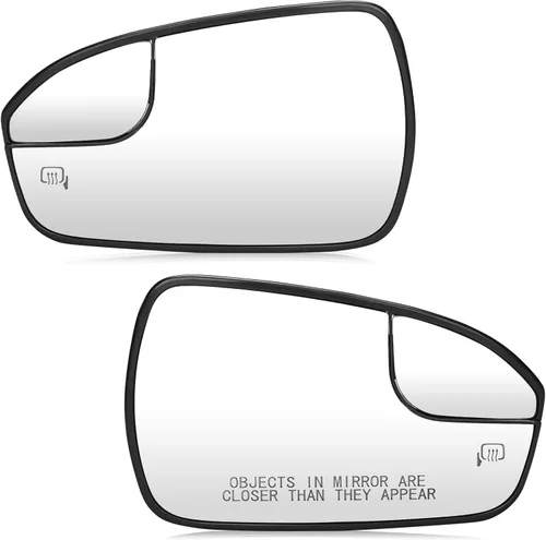 Juego de espejo calefactable para pasajeros y conductores con vista lateral para Ford Fusion 2013, 2014, 2015, 2016, 2017, 2018, 2019, 2020, Ford