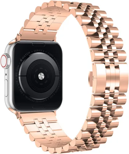 Miniatura 9 de Wolait Compatible con Apple Watch Ultra 3/Ultra 2 Band 49mm 46mm 45mm 44mm 42mm, Correa pesada de acero inoxidable iWatch con cierre plegable