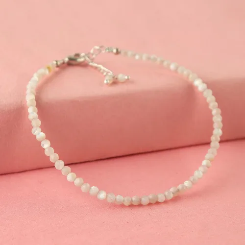 Miniatura 3 de Pulsera de cuentas de piedras preciosas de 0.118 in