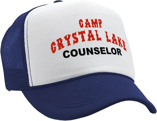 Miniatura 5 de Camp Crystal Lake Counselor - Halloween - Gorra de camionero estilo retro vintage