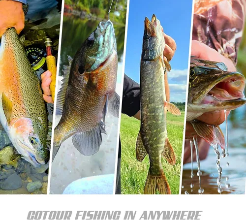 Miniatura 6 de GOTOUR Fishing Lures for Freshwater or Saltwater, Easy to Use for Family Fishing Beginner and Pros, Most Lifelike Jointed Swimbait，Slow Sinking Bass