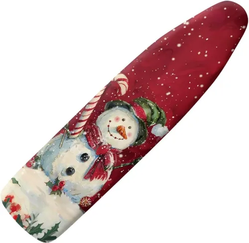 Miniatura 25 de Funda floral a prueba de arañazos para tablas de planchar de tamaño estándar, reflectante, con 3 ganchos y bucles para decoración de tablas de 15 x