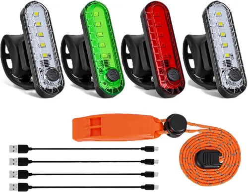Miniatura 18 de Nilight Luz de navegación para barco marino, 2 unidades, 8 LED, rojo, verde, puerto LED, señales de estribor, luces de arco de 12 V, impermeables