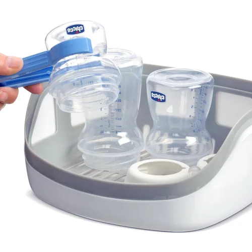 Miniatura 4 de Esterilizador de vapor para microondas: elimina el 99.9% de la suciedad de forma rápida y natural con el poder del vapor, blanco/gris