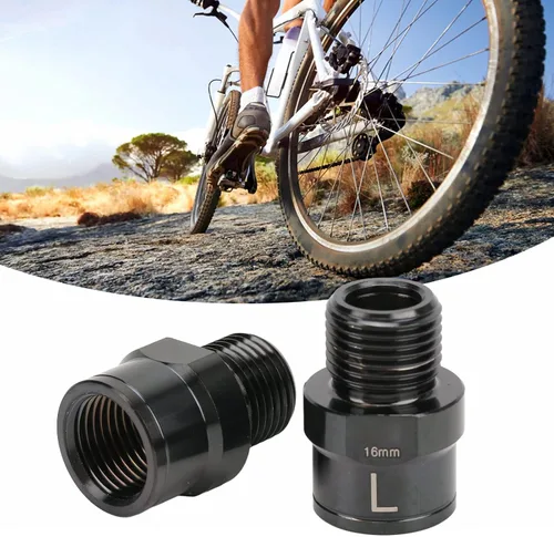 Miniatura 3 de Extensor de pedal, pedal de aleación de 0.630 in/0.6 pulgadas, eje de extensión universal para bicicletas de montaña, bicicletas de carretera BMX