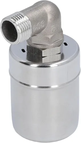 Miniatura 2 de SUNGOOYUE Mini Auto Off Water Level Controller Valve, 304 Stainless Steel Float Valve for Easy Installation, Water Towers and Solar Energy