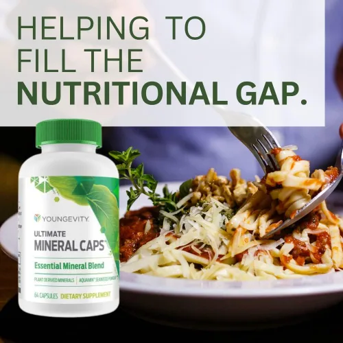 Miniatura 6 de Youngevity Ultimate Mineral Caps™ - Más de 70 minerales esenciales de espectro completo - Densos en nutrientes, derivados de algas marinas húmicas