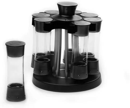 Miniatura 56 de KitchenArt 57010 Select-A-Spice Carrusel de medición automática serie profesional, satinado