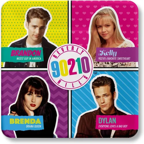 Miniatura 8 de Beverly Hills 90210 - Suministros para fiestas (paquete de lujo), decoraciones y suministros para fiestas de los años 90, paquete de fiesta