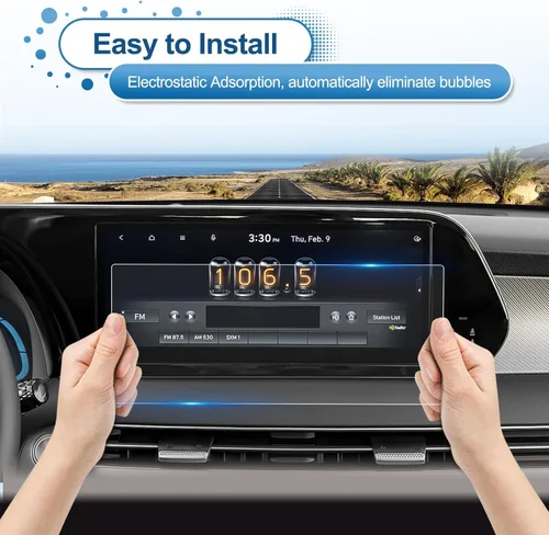 Miniatura 7 de 2023 2024 2025 Palisade Protector de pantalla para Hyundai Palisade (SE/SEL/XRT/SELPremium/Limited/Caligrafía) Pantalla táctil de 12.3 pulgadas