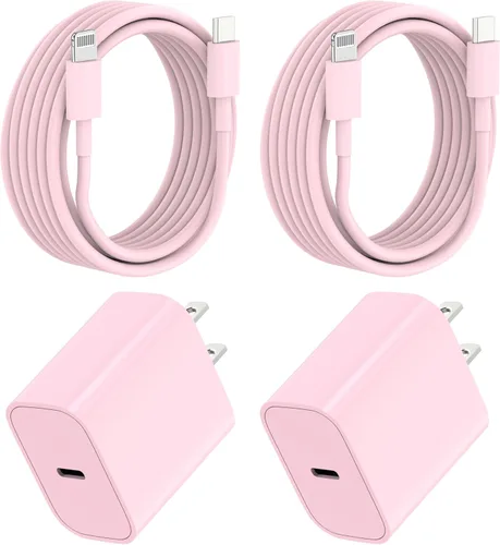 Miniatura 12 de Cargador para iPhone de carga rápida [certificado MFi] USB C con 2 cables USB C a Lightning de 6 pies, compatible con iPhone 14/14 Pro Max/13/13 Pro