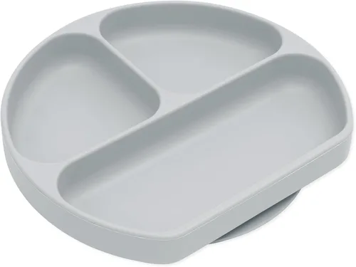 Miniatura 22 de Bumkins Plato de succión para niños pequeños y bebés, cubierta de plato con agarre dividido para bebés y niños, destete guiado por el bebé
