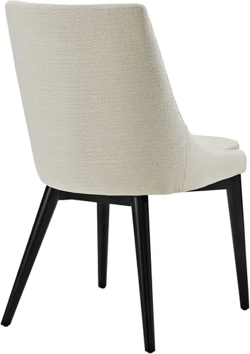 Miniatura 4 de Modway Viscount Mid-Century - Silla de cocina y comedor de tela tapizada moderna en color azul
