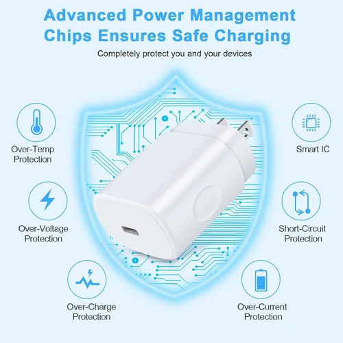 Miniatura 3 de 25W Samsung Bloque de carga rápida Android Cargador de teléfono USB C Adaptador de enchufe de pared para Samsung Galaxy A17 A16 5G/S26 Ultra/Z Blanco