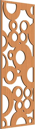 Miniatura 59 de Farwell Paneles de pared decorativos de madera con calado, 13 3/8 pulgadas de ancho x 34 3/8 pulgadas de alto x 1/4 de alto, roble rojo rojo