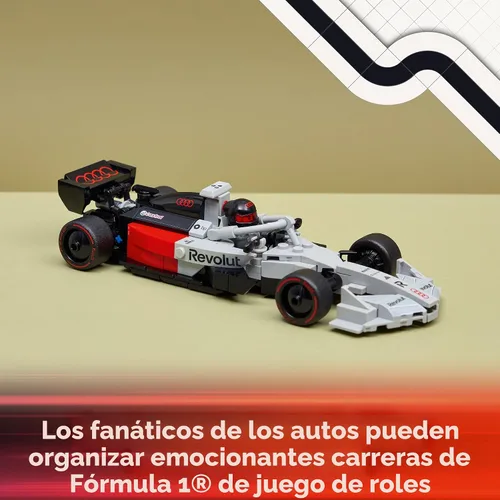 Miniatura 3 de LEGO Speed Champions Audi Revolut F1 Team R26 - Juego de construcción para niños y niñas, a partir de 10 años, kit de coche F1 para exhibir o jugar