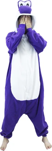 Pijama unisex de Yoshi Kigurumi de Yoshi Kigurumi para adultos, para Halloween, Navidad, anime, verde, disfraz de Yoshi, disfraz para pareja