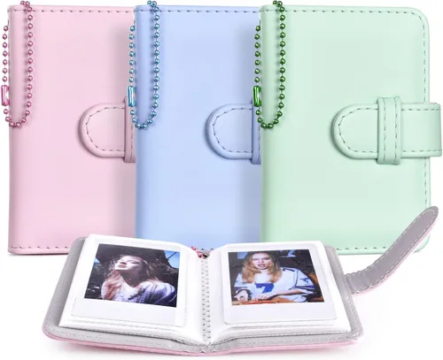 Miniatura 13 de Mini álbum de fotos de 32 bolsillos compatible con Fujifilm Instax Mini Film - Instax Mini 12 99 70 7s 8 8+ 9 11 25 50s 90 99, mini álbum de fotos