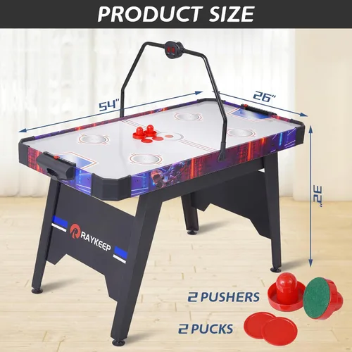 Miniatura 6 de Empujadores de hockey de aire y discos de hockey de aire, juegos de interior, asas de portería, palas, accesorios de repuesto para equipos de mesas