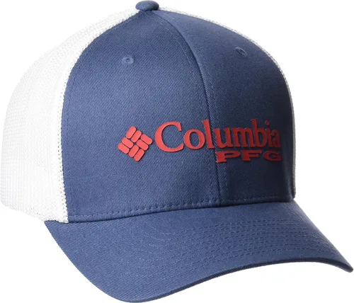 Miniatura 352 de Columbia - Gorra de malla con bandera con árboles unisex para adultos, corona alta